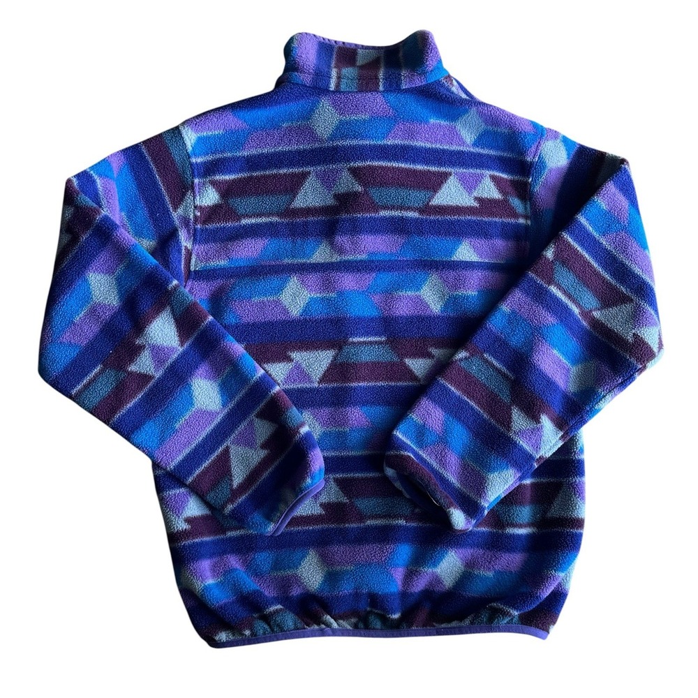 Patagonia Synchilla Snap-T Fleece Aztek Womens Size Small S Tango Purple Sweater - Picture 4 of 7